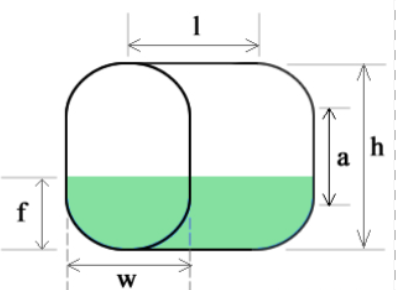 Vertical Oval Tank